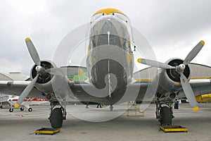 Old propeller aircraft