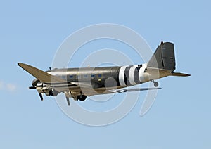 Old propeller airplane