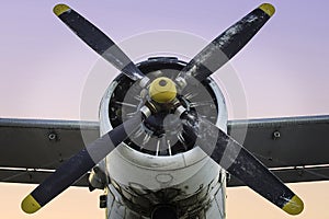 Old Propeller Airplane photo