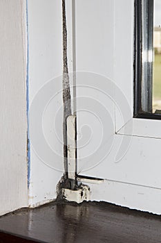 Old pvc window frame requiring replacing - UK