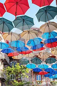 Old Quebec City Umbrellas