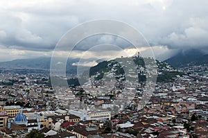 Old Quito at sunset