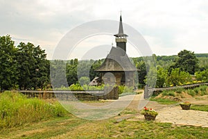 Old raditional wooden romanian church