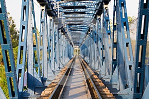 Old rail way bridge vintage