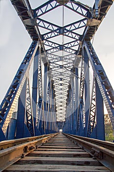 Old rail way bridge vintage