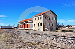 Old Railroad Building in Fort Stockton, Texas