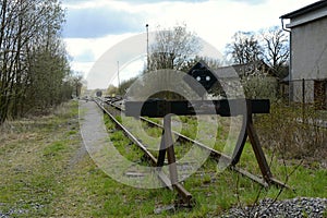 Old Railroad Ending Point, Czech Republic, Europe