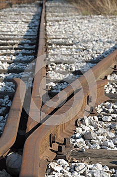 Old railroad junction