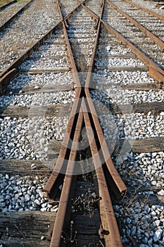 Old railroad junction