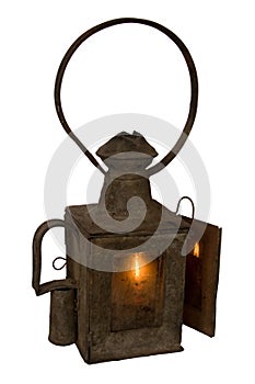 Old railroad lantern