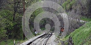 Old Railroad and signs