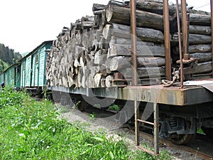 Old railroad photo