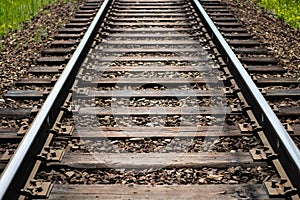 Old railroad. Train Track