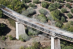 Old railway bridge photo