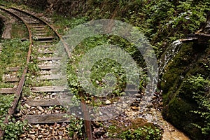 old railway bridge, Zahlorou, Achaia, Greece