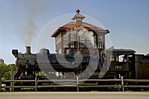 Old railway engine