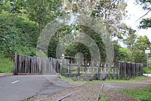 Old railway line on the Fernleigh Track