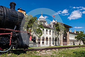 Old railway station in Turkey