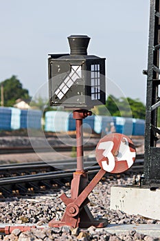 Old railway switching device