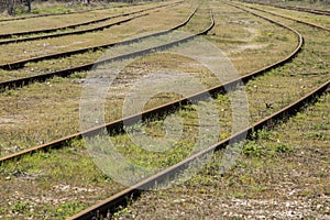 Old railway tracks
