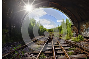 Old Railway Tunnel AI Generated