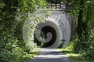 Old railway tunnel warburg germany