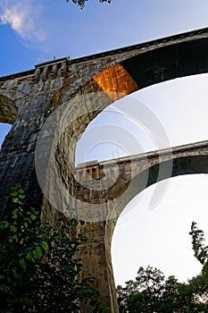 Old railway viaducts in Stanczyki