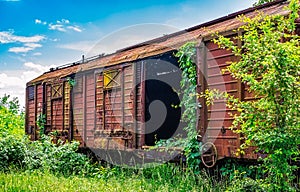 Old railway wagon