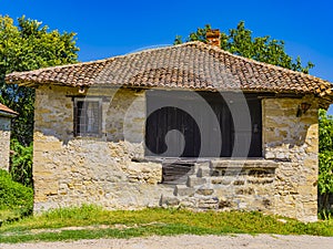 Old Rajac wine cellar house in Serbia