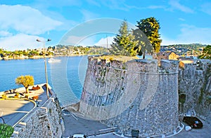 The old ramparts in Villefranche photo