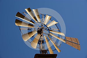 Old ranch windmill