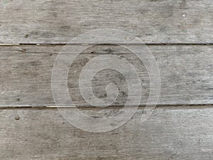 Old reassembled natural wood table  use for background