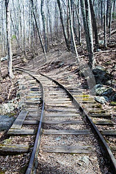 Old Reconstructed Logging Railroad, Blue Ridge Parkway â€“ MP 34.4