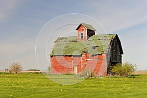 Old red barn