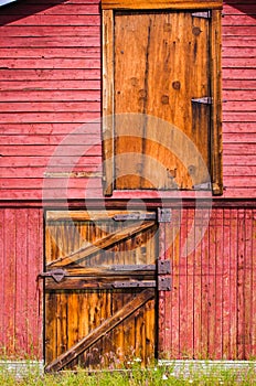 Old Red Barn Doors