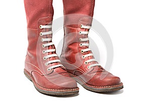 Old Red Boots, Footwear