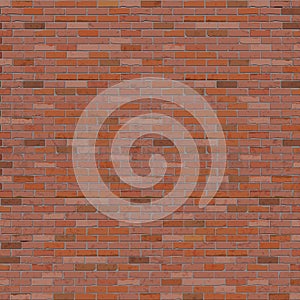 Old red brick wall