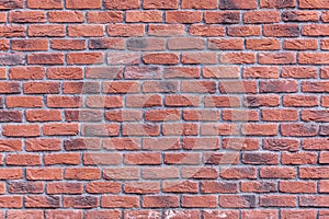 Red brick wall background