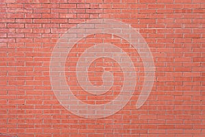 Old red brick wall background texture