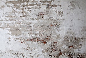 Viejo ladrillo muro agrietado concreto textura 