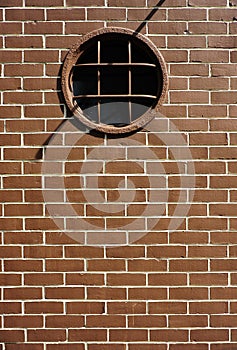 Old Red Bricks and circle window