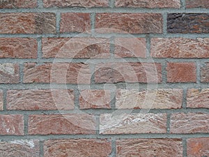 Old Red Bricks Wall Texture