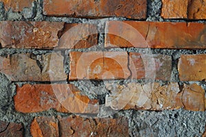 Old red brickwork.