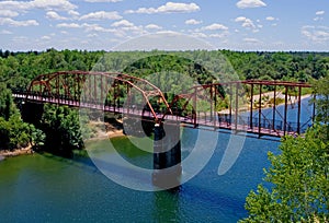 Old Red Bridge over the American River