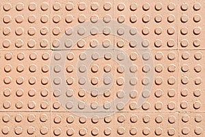 Old red ceramic tile pavement background