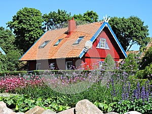 Old red house, Lithuania