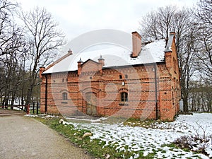 Old red house, Lithuania