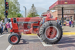 Old Red International tractor in Pella, Iowa.