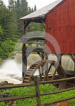 Old Red Mill & Waterfall