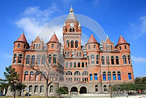 Old red museum in Dallas ,Texas